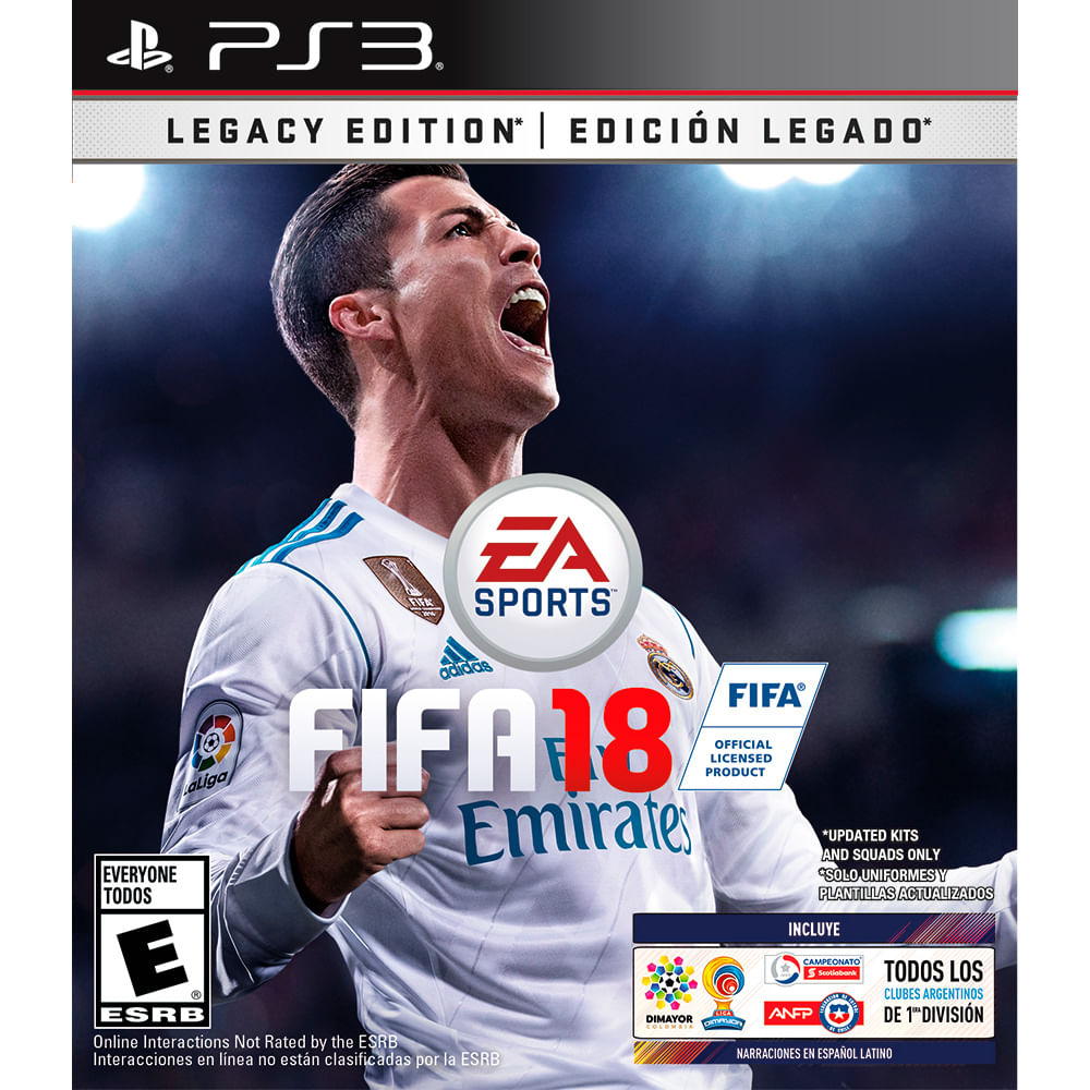 Установить fifa. ФИФА 19 на плейстейшен 3. FIFA 18 ps3. FIFA 18 Legacy Edition ps3. FIFA Legacy Edition.