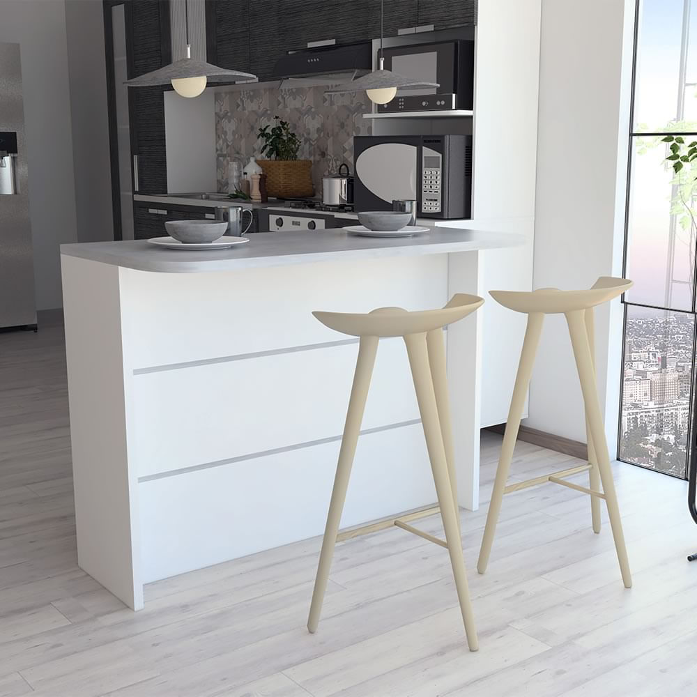 Mueble de Cocina Kitchen 36 Blanco TUHome - Corona