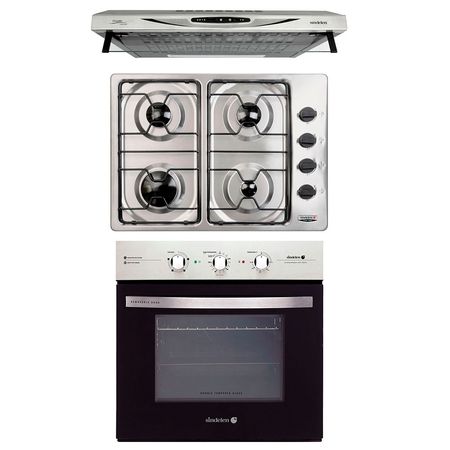 Kit Empotrable Kit-138 Horno + Encimera + Campana - Kit Empotrables |  Paris.cl