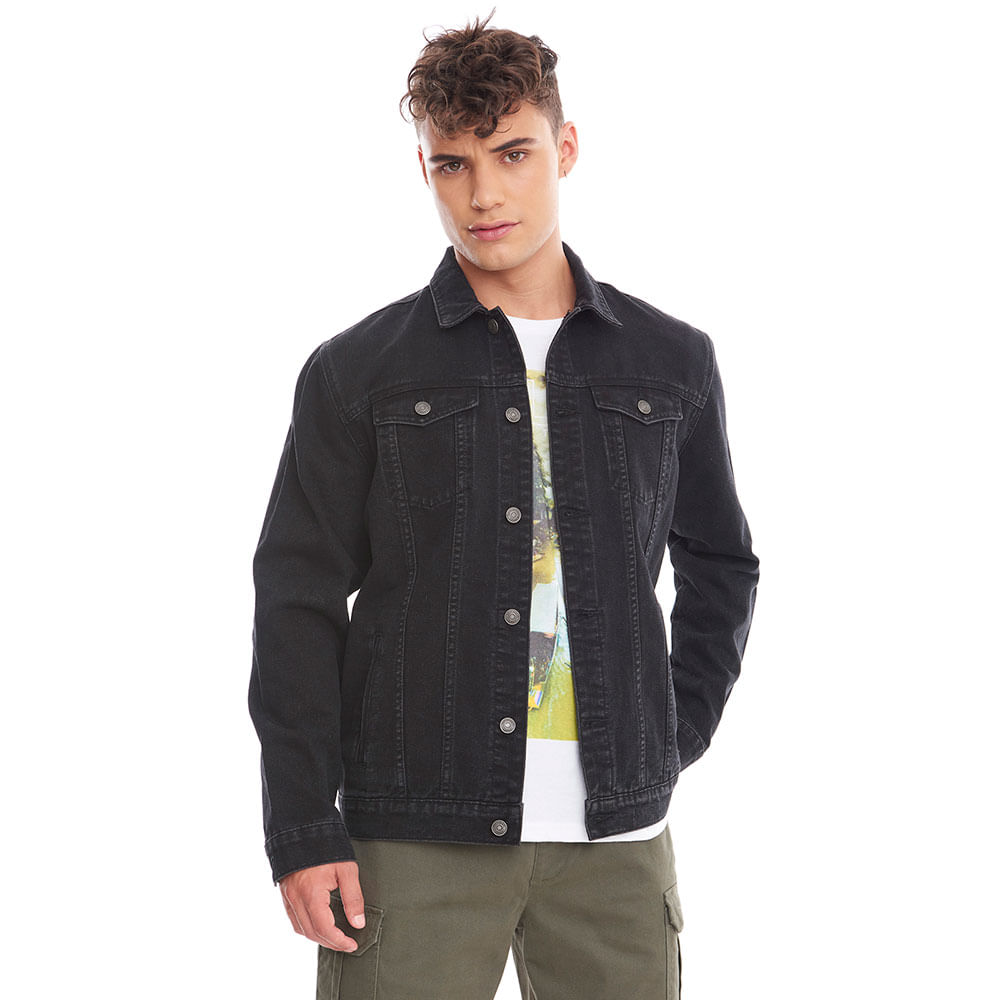 chaqueta denim hombre